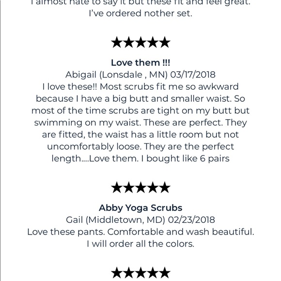 LAST ONE‼️Scrubs pewter Abby style x3 petite - Picture 3 of 4